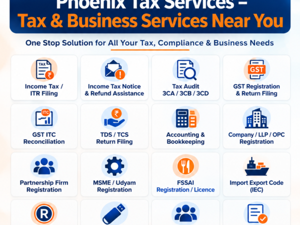ncome Tax Consultant Near Me in Tambaram Chennai - Phoenix Tax Services